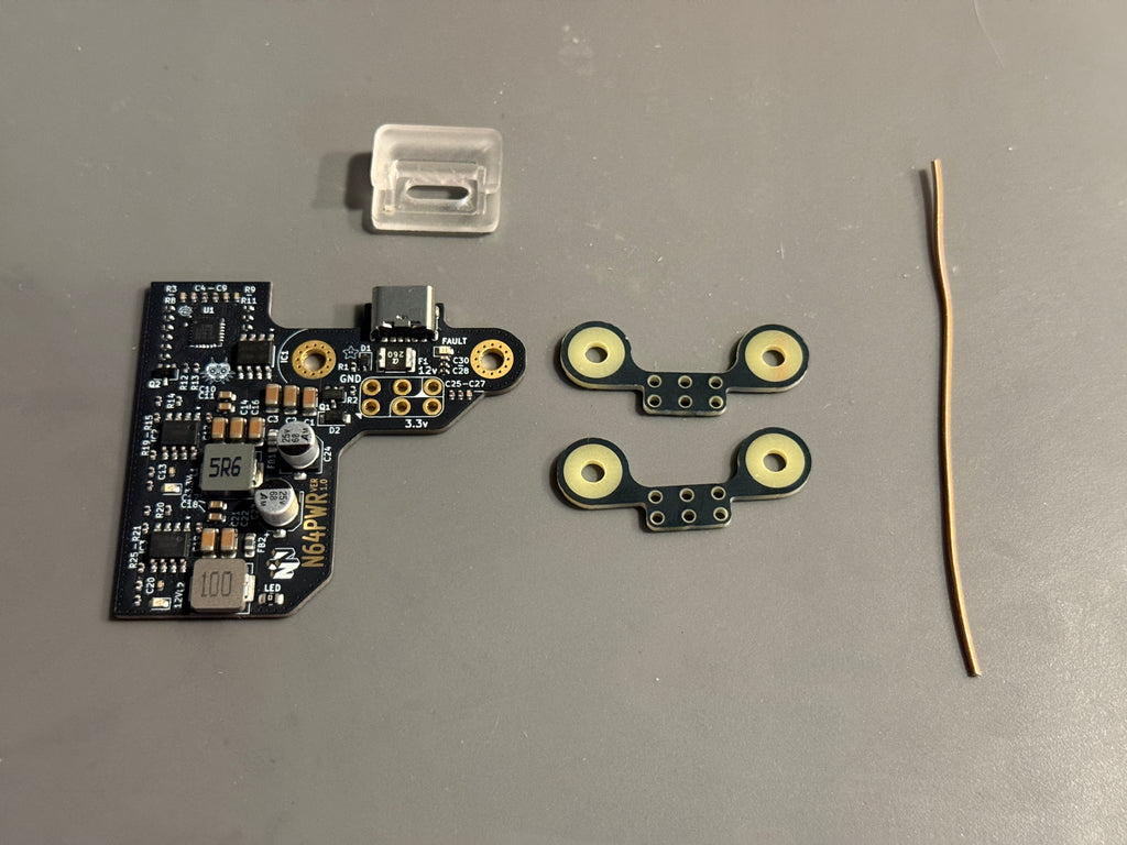 N64PWR – Internal USB-C Power for N64