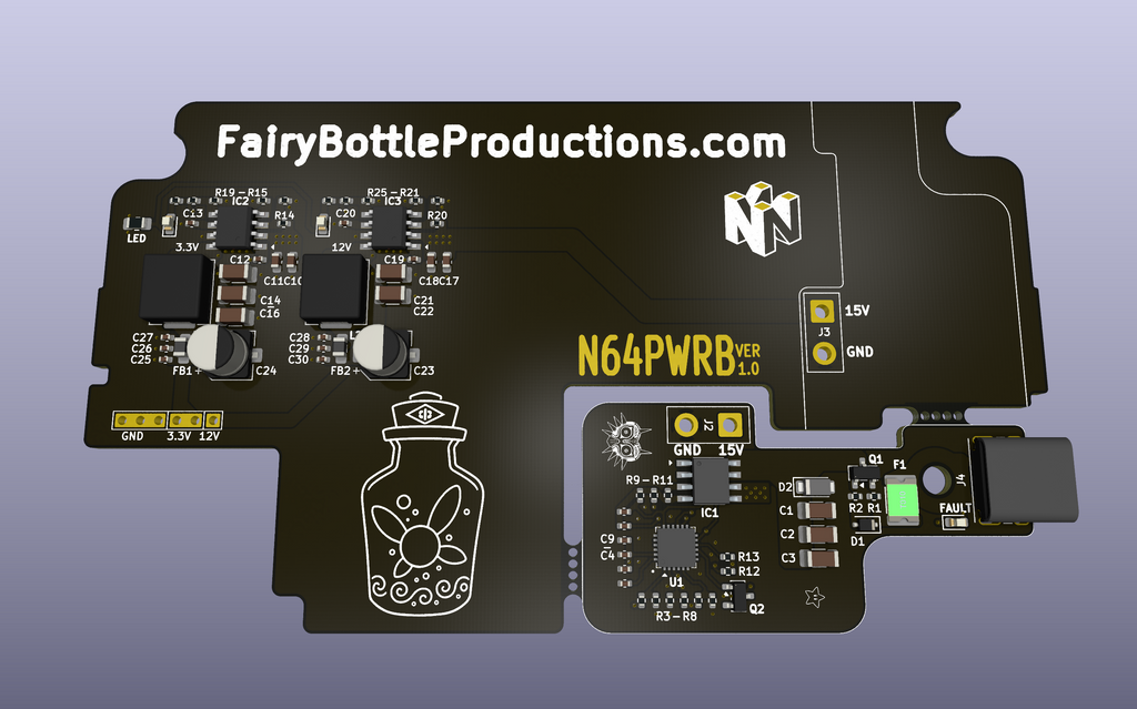N64PWRB – USB-C Power for N64