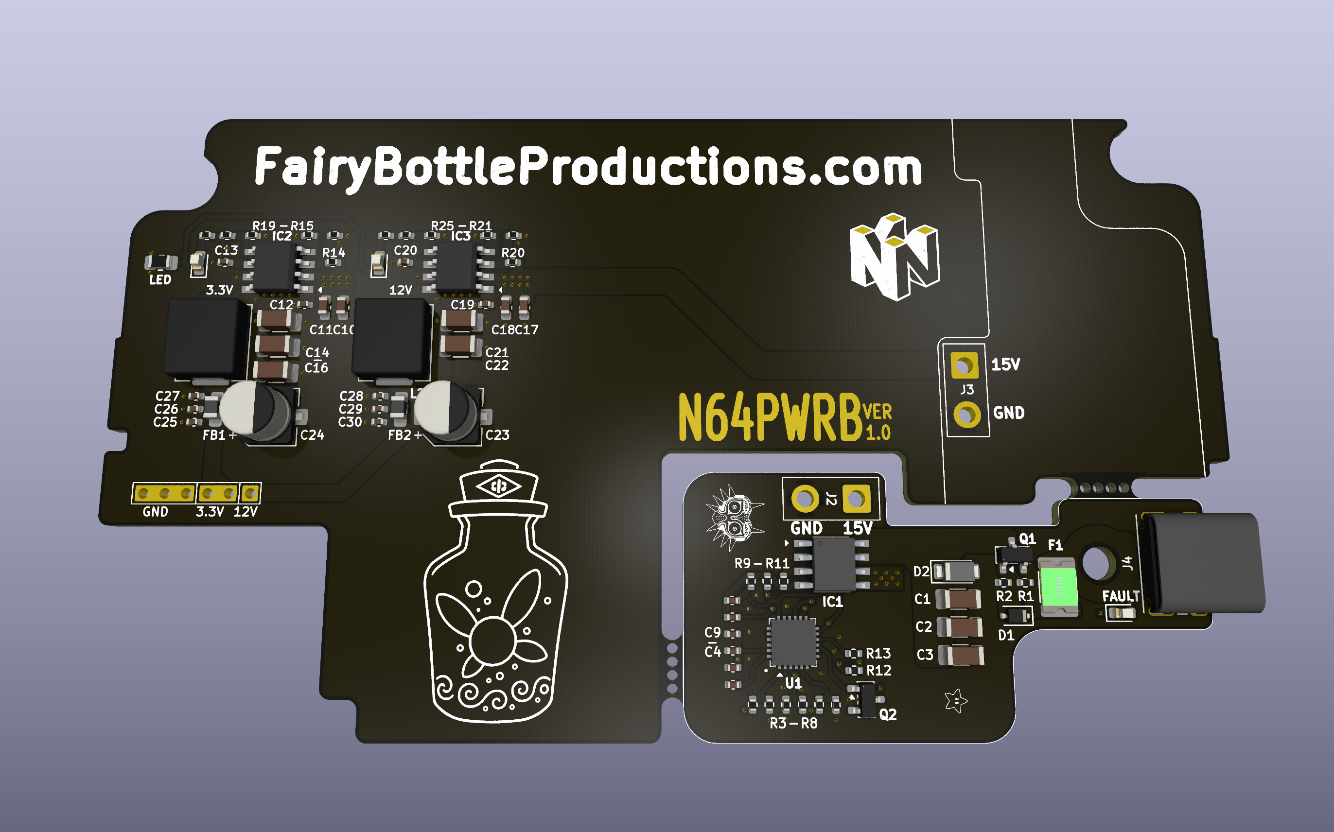 N64PWRB – USB-C Power for N64